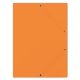 Gumis mappa, prespán, A4, DONAU "Premium", narancssárga