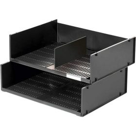   Irattálca, műanyag, fekvő, A3, DURABLE "Optimo", fekete