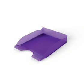   Irattálca, műanyag, DURABLE, "Basic", áttetsző lila