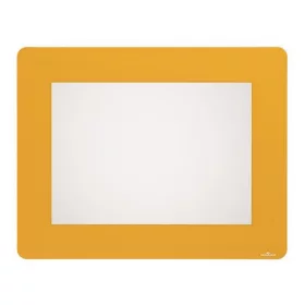 Padlójelölő ablak, sárga, A4, eltávolítható, DURABLE