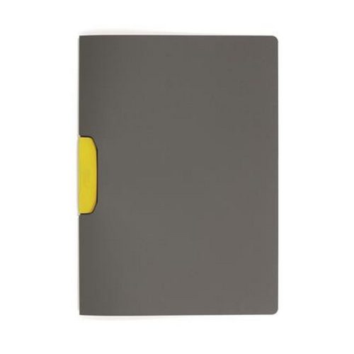 Gyorsfűző, klipes, A4, DURABLE "DURASWING® COLOR 30", sárga