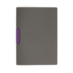   Gyorsfűző, klipes, A4, DURABLE "DURASWING® COLOR 30", lila