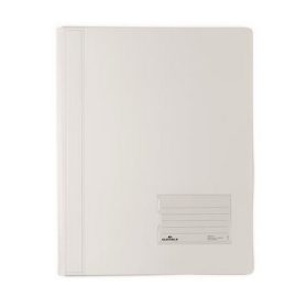   Gyorsfűző, A4, extra erős, DURABLE "DURALUX®", áttetsző fehér