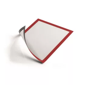   Infokeret, A4, mágneses, DURABLE "DURAFRAME® MAGNETIC", piros