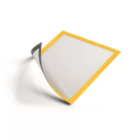   Infokeret, A4, mágneses, DURABLE "DURAFRAME® MAGNETIC", sárga