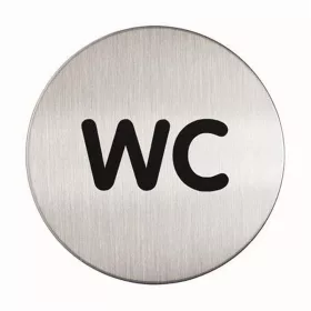 Információs piktogram, öntapadó, DURABLE "WC"