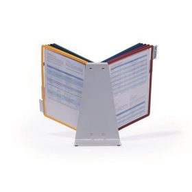   Bemutatótábla tartó, asztali, 10 db bemutatótáblával, DURABLE "VARIO® 10", vegyes szín