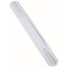   Lefűzőlapocska, öntapadó, PP, DURABLE, "FLEXIFIX® ECONOMY", fehér