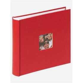   Fotóalbum, 200 fotó, 10x15 cm, "Walther Fun", piros
