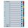 Regiszter, karton, A4, 1-12, ESSELTE "Mylar"