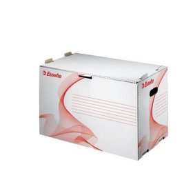   Archiválókonténer, karton, előre nyíló, iratrendezőnek, ESSELTE "Standard", fehér