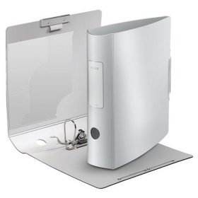   Iratrendező, 82 mm, A4, PP, LEITZ "180 Active Style", kristályfehér