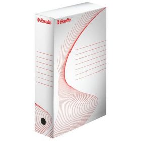   Archiválódoboz, A4, 80 mm, karton, ESSELTE "Boxy", fehér