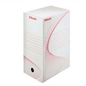   Archiválódoboz, A4, 150 mm, karton, ESSELTE "Boxy", fehér