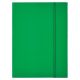 Gumis mappa, 15 mm, karton, A4, ESSELTE "Economy", zöld