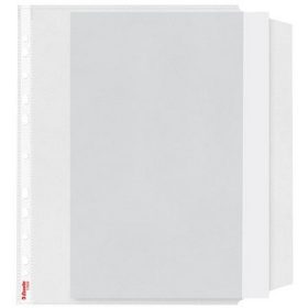   Genotherm, lefűzhető, A4, 100 mikron, narancsos felület, behajtható füllel, ESSELTE