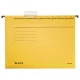 Függőmappa, karton, A4, LEITZ "Alpha Standard", sárga
