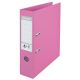 Iratrendező, 75 mm, A4, PP, élvédő sínnel, ESSELTE "Standard", mályva
