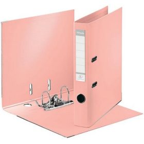   Iratrendező, 50 mm, A4, PP, élvédő sínnel, ESSELTE "Standard", barack