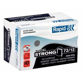   Tűzőkapocs, 73/12, horganyzott, RAPID "Superstrong"