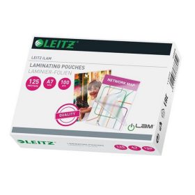   Meleglamináló fólia, 125 mikron, A7, fényes, LEITZ "iLam"