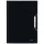 Harmonikamappa, A4, PP, 6 rekeszes, LEITZ "Style", szaténfekete