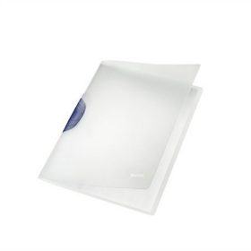   Gyorsfűző, klipes, PP, A4, LEITZ "ColorClip Magic", szürke