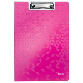   Felírótábla, fedeles, A4, LEITZ "Wow", rózsaszín