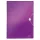 Harmonikamappa, A4, PP, 6 rekeszes, LEITZ "Wow", lila
