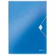 Gumis mappa, PP, A4, LEITZ "Wow", kék