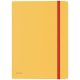 Gumis mappa, extra tasakkal, PP, A4, LEITZ "Cosy" melegsárga