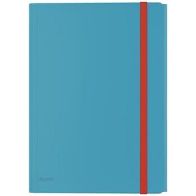   Gumis mappa, extra tasakkal, PP, A4, LEITZ "Cosy", nyugodtkék