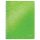 Spirálfüzet, A4, kockás, 80 lap, LEITZ "Wow", zöld