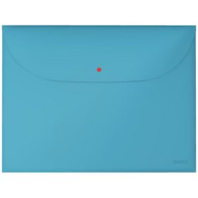   Irattartó tasak, 2 zsebes, A4, PP, pantentos, LEITZ "Cosy", nyugodtkék