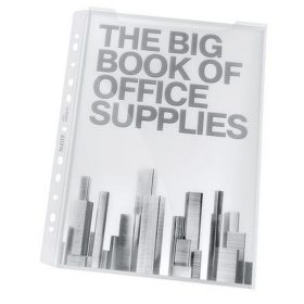   Genotherm, lefűzhető, A4, 180 mikron, víztiszta felület, 20 mm, LEITZ "Jumbo"