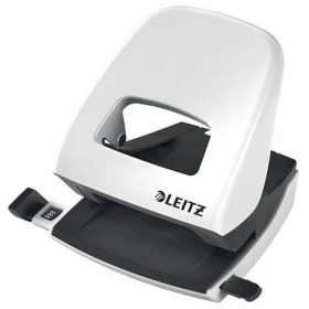   Lyukasztó, kétlyukú, 30 lap, LEITZ "Nexxt Wow", fehér
