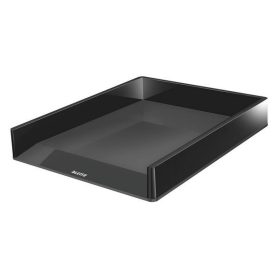   Irattálca, műanyag, kettős színhatású, LEITZ "Duo", fekete