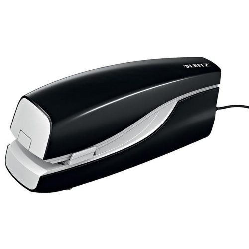 Tűzőgép, elektromos, 24/6, 20 lap, LEITZ "Nexxt 5533", fekete
