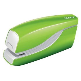   Tűzőgép, elektromos, No.10, 10 lap, LEITZ "Wow", zöld