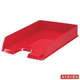  Irattálca, műanyag, ESSELTE "Europost", Vivida piros
