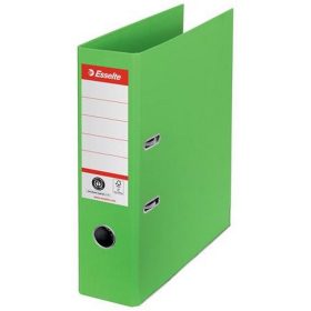   Iratrendező, 75 mm, A4, élvédő sínnel, ESSELTE "No.1", zöld