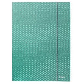   Gumis mappa, karton, A4, ESSELTE "Colour'Breeze", zöld