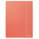 Gumis mappa, karton, A4, ESSELTE "Colour'Breeze", korall