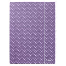   Gumis mappa, karton, A4, ESSELTE "Colour'Breeze", levendula