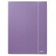 Gumis mappa, karton, A4, ESSELTE "Colour'Breeze", levendula