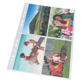   Genotherm, lefűzhető, A4, 80 mikron, víztiszta felület, fényképtartó, ESSELTE