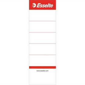   Cserecímke, iratrendezőhöz, kétoldalas, 50x158 mm, ESSELTE, fehér