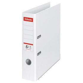   Iratrendező, 75 mm, A4, PP, élvédő sínnel, ESSELTE "Standard", Vivida fehér