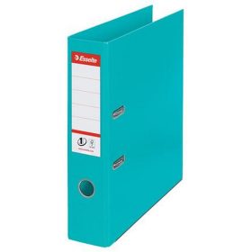   Iratrendező, 75 mm, A4, PP, élvédő sínnel, ESSELTE "Standard", türkiz