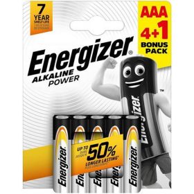   Elem, AAA mikro, 4+1 db, ENERGIZER "Alkaline Power"